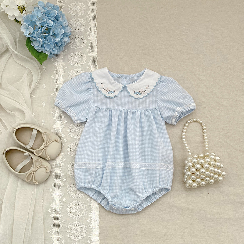 Easy-Snap Cotton Crawling Romper