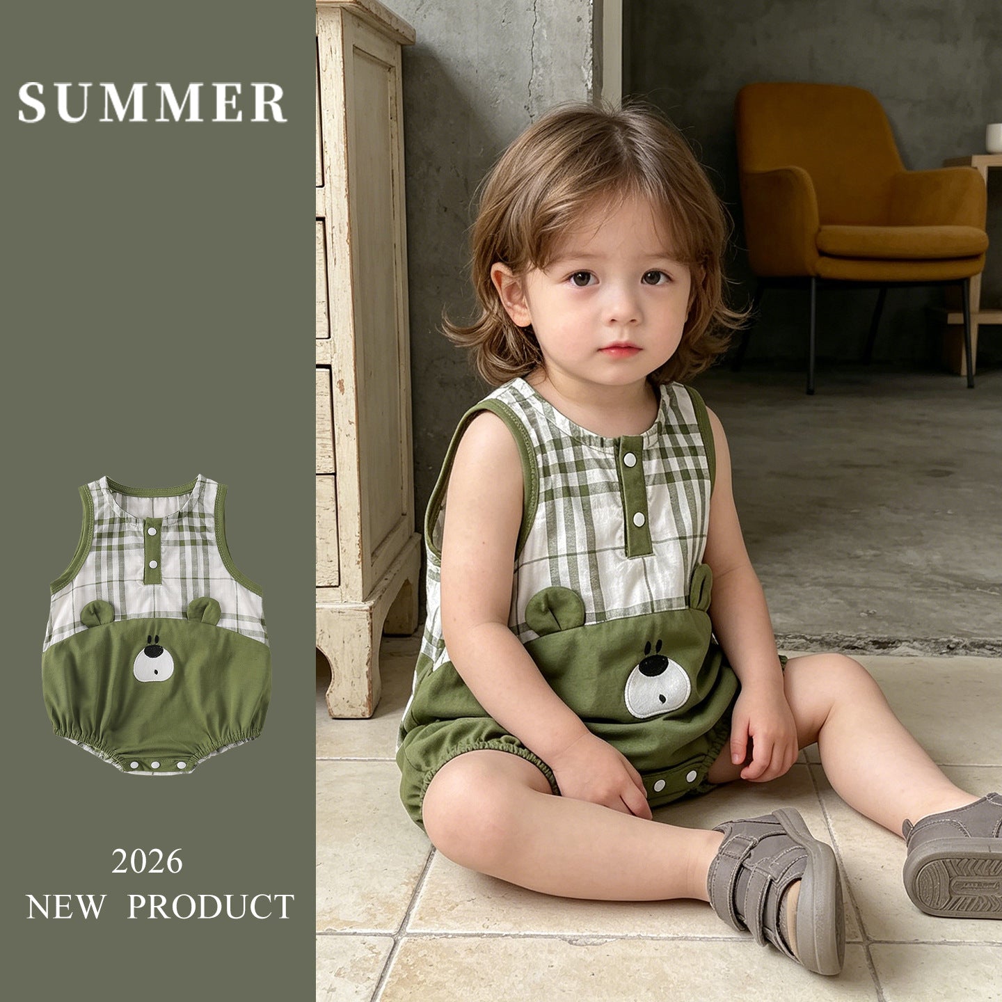 Baby Lightweight Boy Romper  Baby Onesie