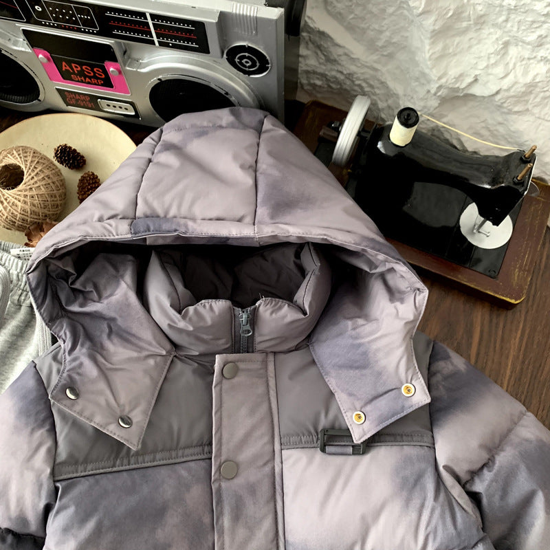 Thick and warm cotton clothes for children and baby girls