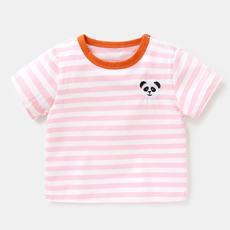 Soft Cotton Short-Sleeve Baby Tee