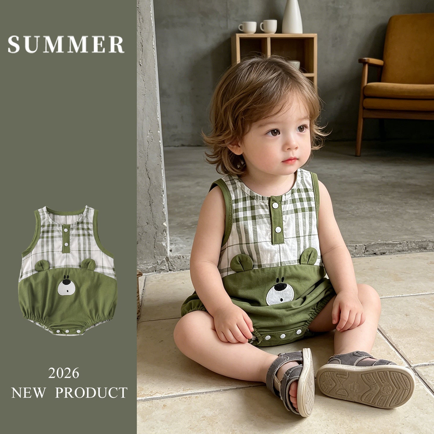 Baby Lightweight Boy Romper  Baby Onesie