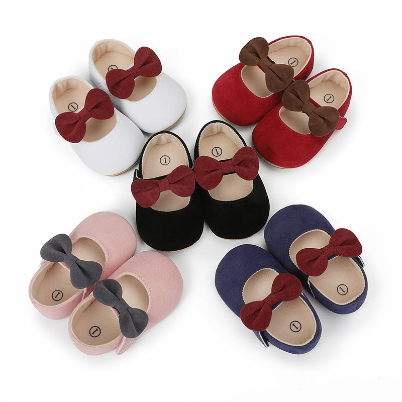 Soft-Sole Baby Girl First Steps Shoes