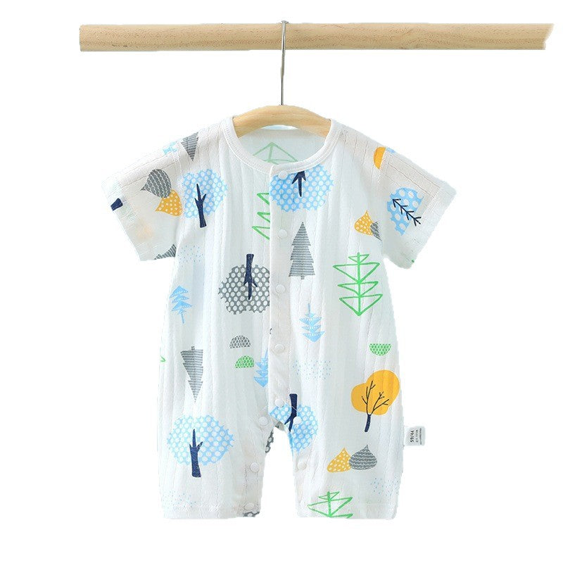 Snuggle-Ready Short-Sleeve Romper