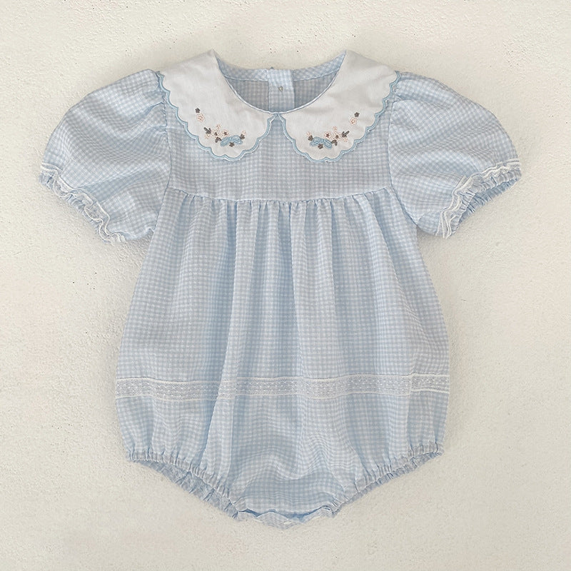 Easy-Snap Cotton Crawling Romper