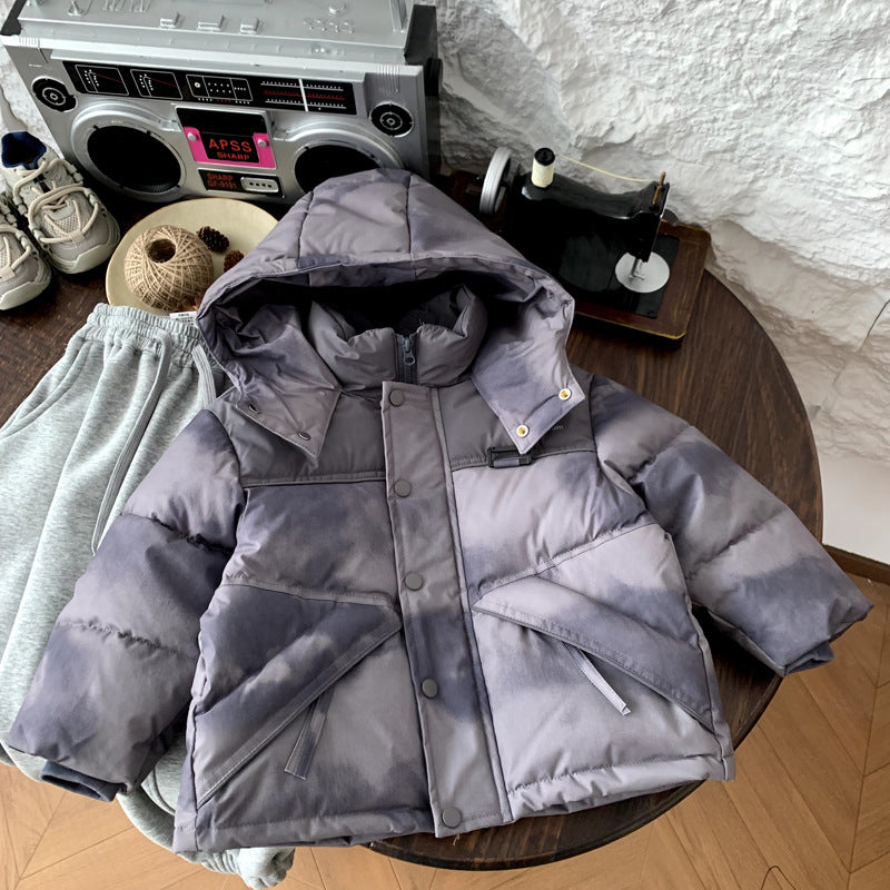 Thick and warm cotton clothes for children and baby girls