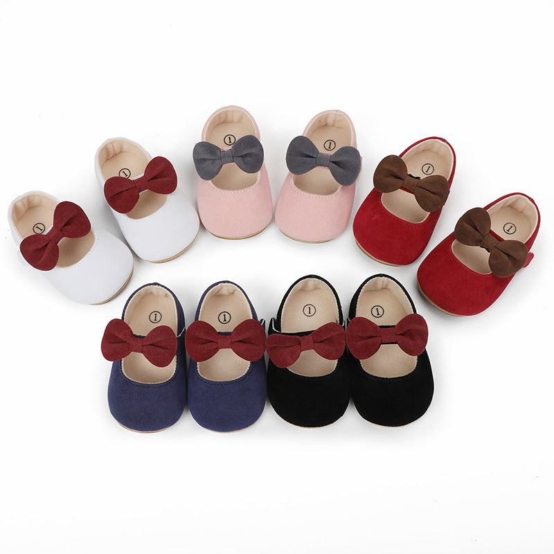 Soft-Sole Baby Girl First Steps Shoes