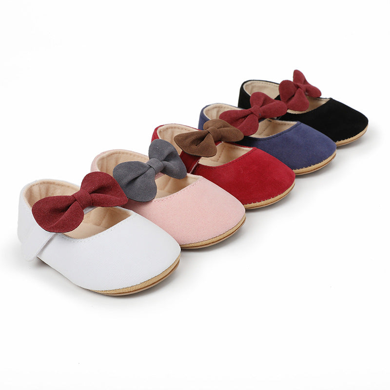 Soft-Sole Baby Girl First Steps Shoes