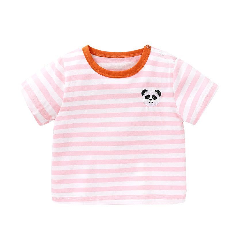 Soft Cotton Short-Sleeve Baby Tee