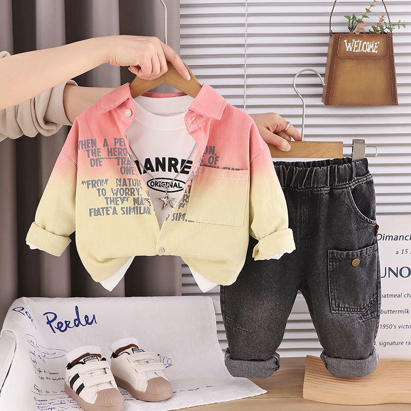 Ombre Warmth 3-Piece Baby Set