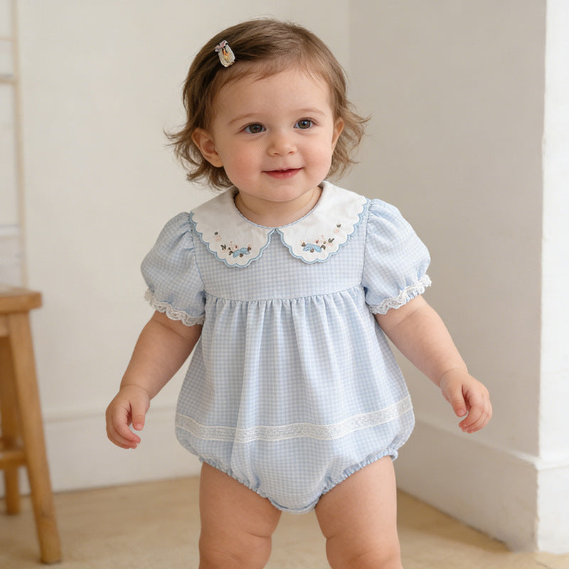 Easy-Snap Cotton Crawling Romper