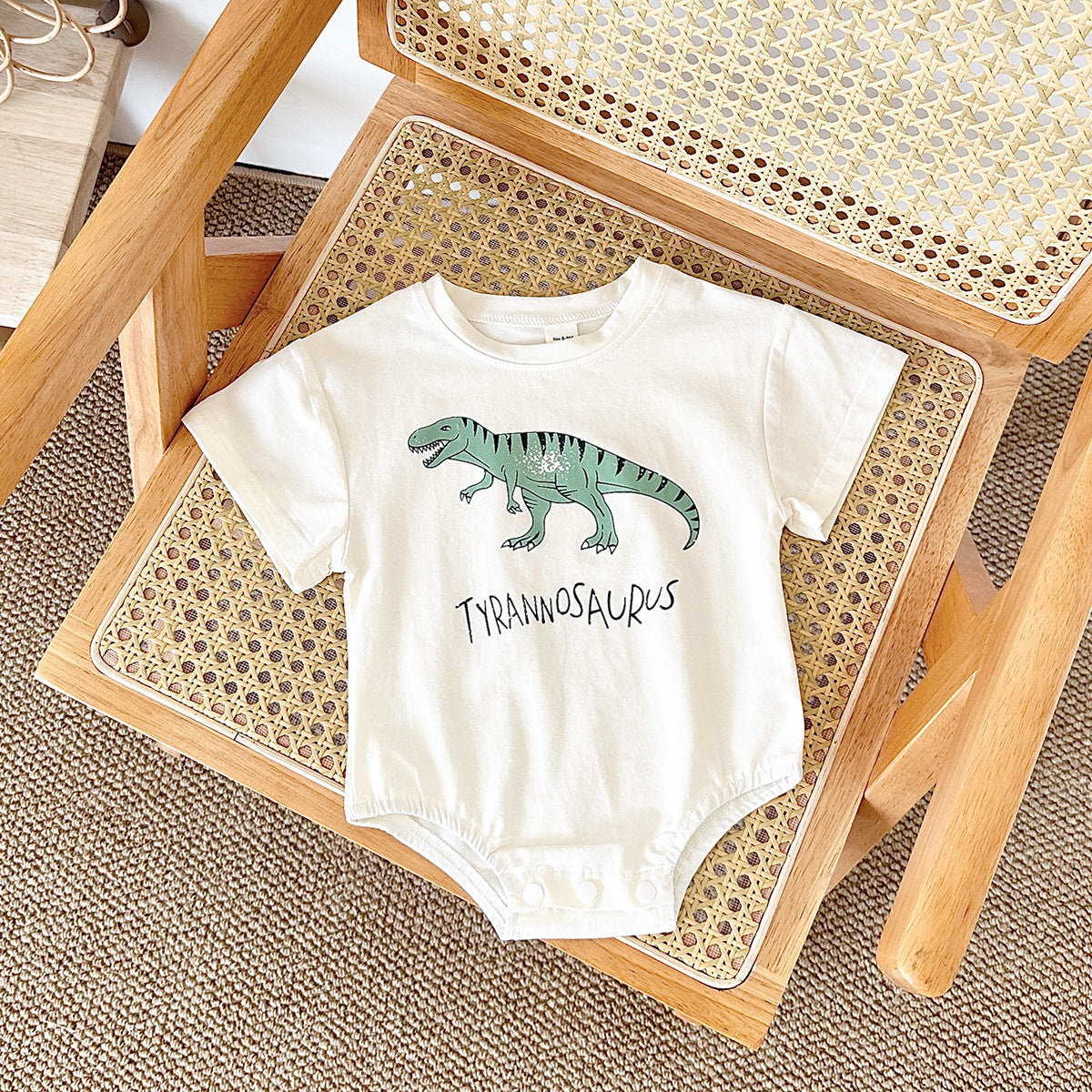 Dino Adventure Short-Sleeve Romper