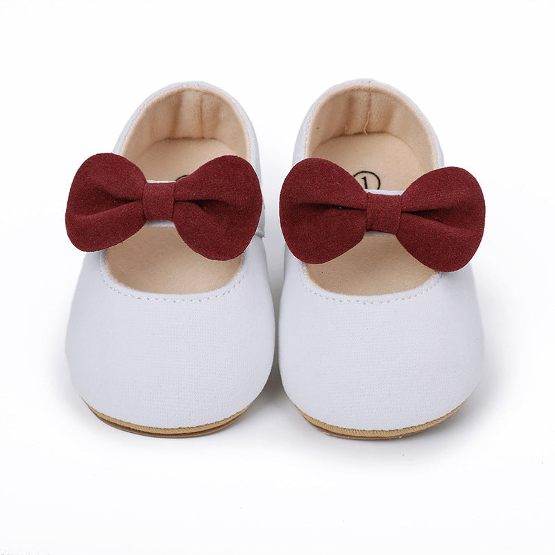 Soft-Sole Baby Girl First Steps Shoes