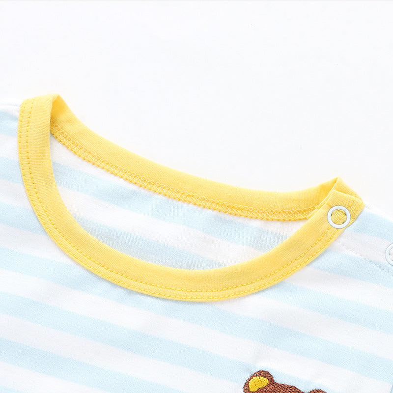Soft Cotton Short-Sleeve Baby Tee