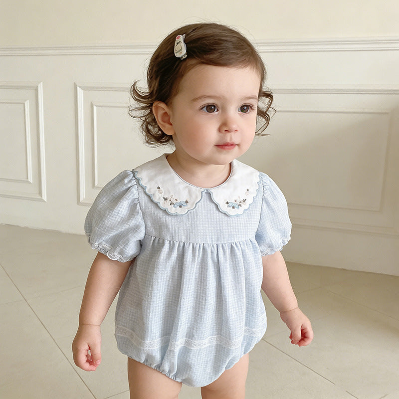 Easy-Snap Cotton Crawling Romper