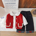3-piece vest baby clothes cardigan set