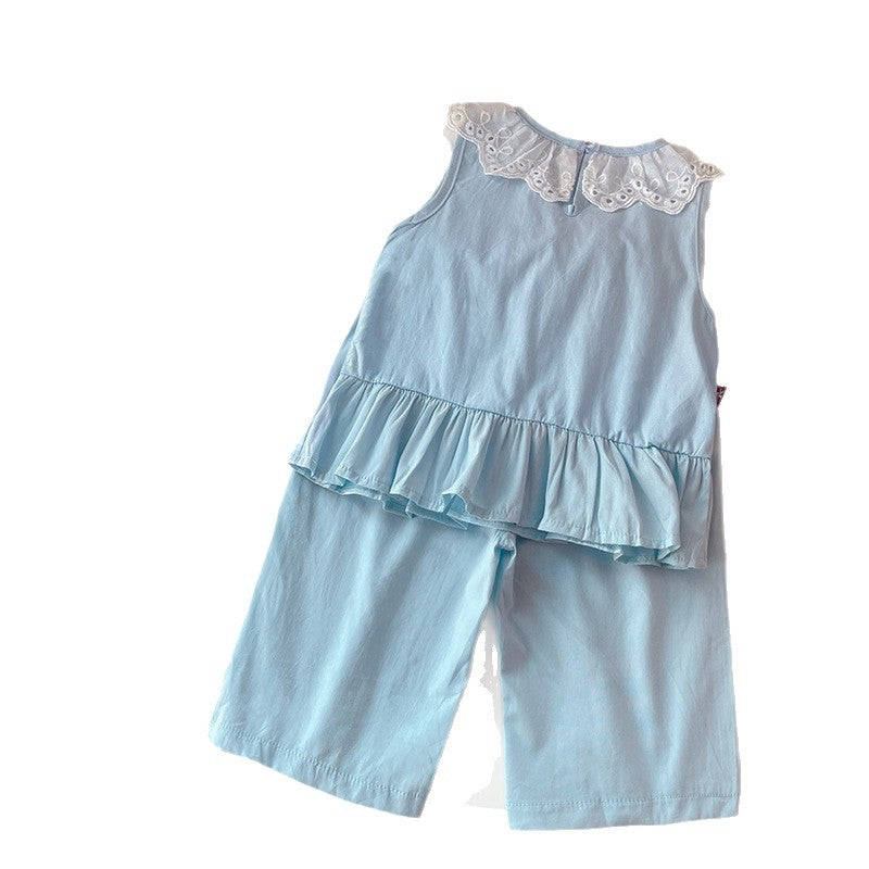 Casual Sleeveless Summer Baby Set