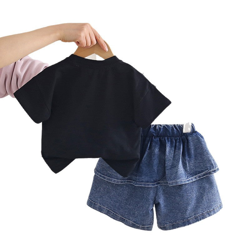 Baby clothes short sleeved two-piece set