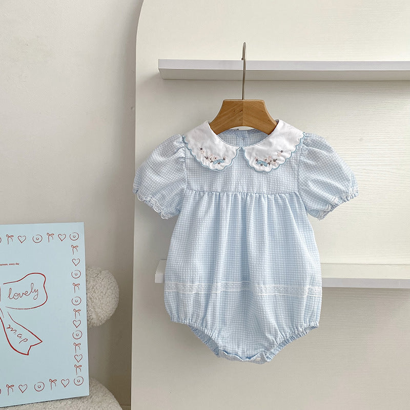 Easy-Snap Cotton Crawling Romper