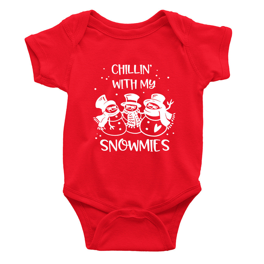 Cozy Cub baby short sleeve cotton romper in a soft color, breathable and comfortable one-piece for everyday wear for infants.