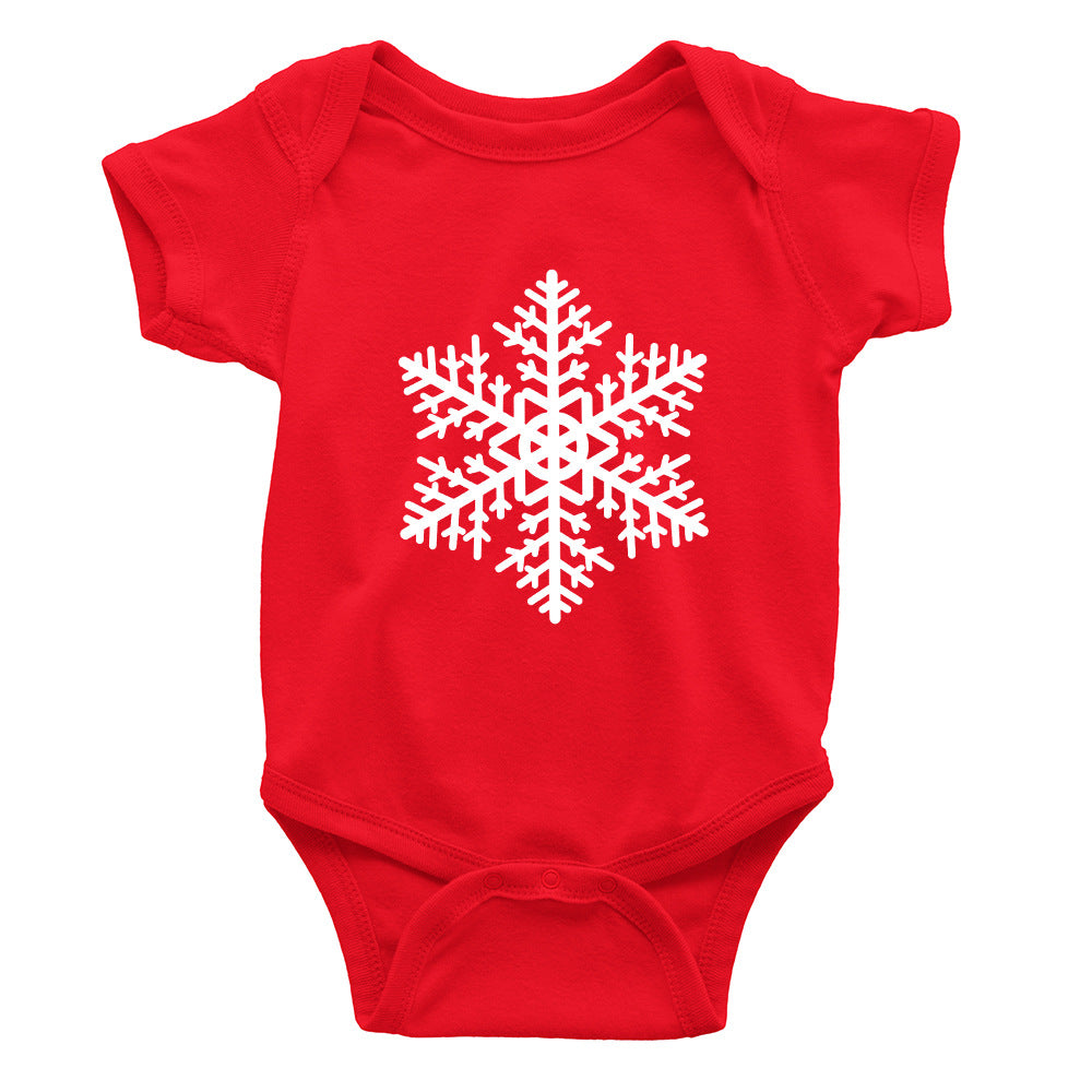 Cozy Cub baby short sleeve cotton romper in breathable fabric, suitable for 0-3 months, perfect for everyday wear.