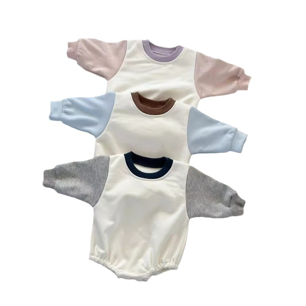 Pink Cozy Cub Baby Class A Romper for 0-3 months, soft outwear with long sleeves and 59cm length, perfect for newborns.