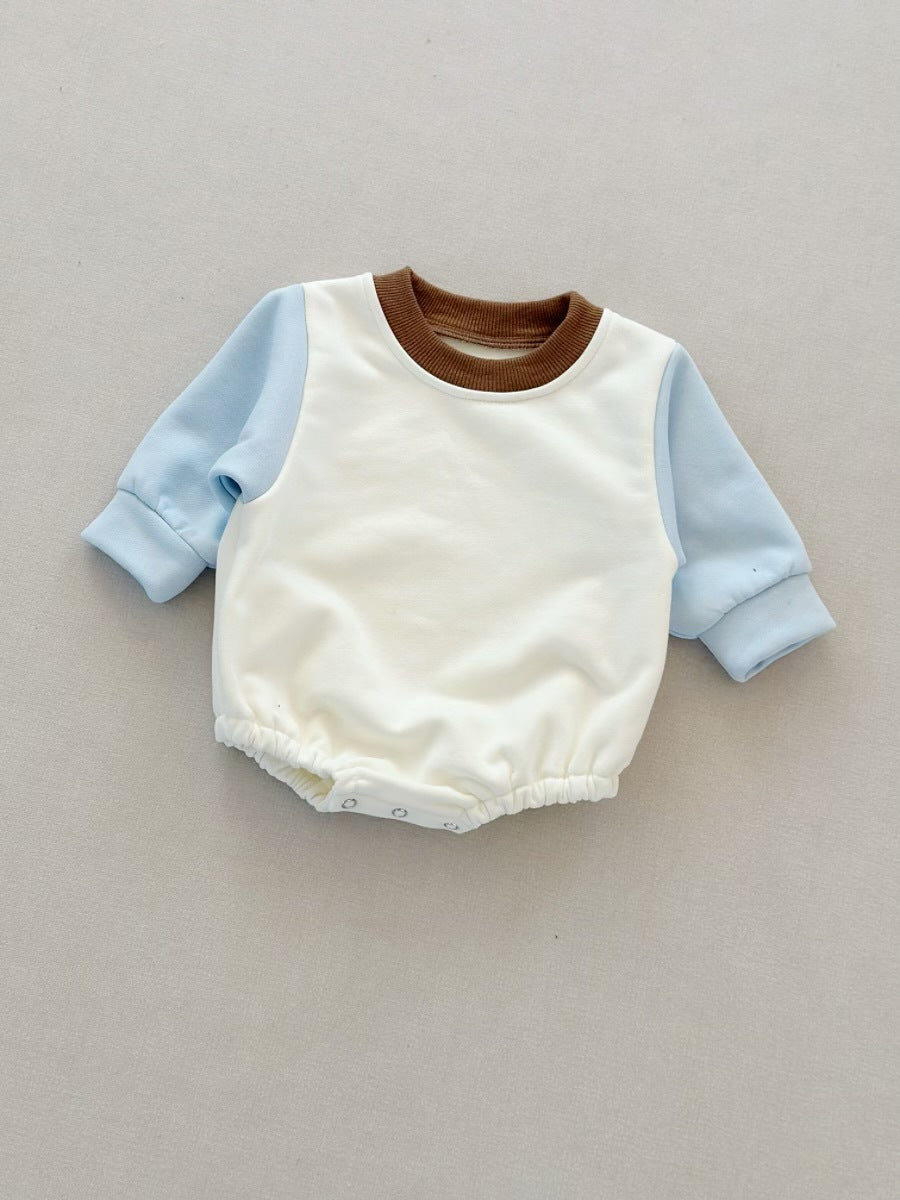 Pink Cozy Cub Baby Class A Romper for infants, featuring soft outwear fabric and 59cm sleeve length, designed for comfort and style.