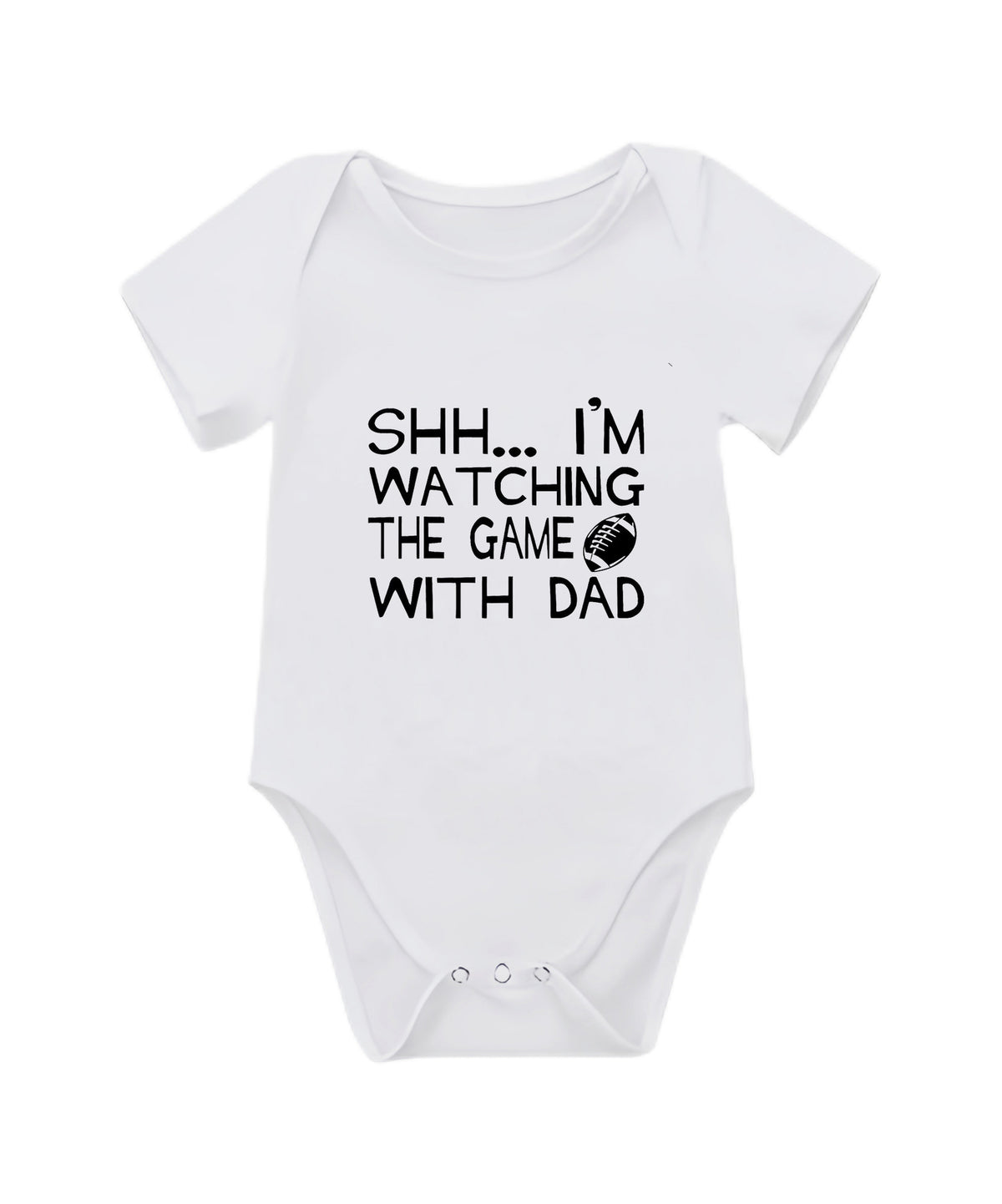Cozy Cub newborn onesie made of soft cotton for babies 0-3 months, featuring short sleeves and a comfortable design.