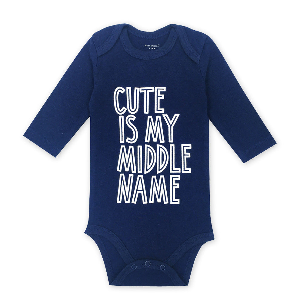 Navy blue Cozy Cub baby jumpsuit romper for 10-12 months, soft and comfortable one-piece apparel for everyday wear.
