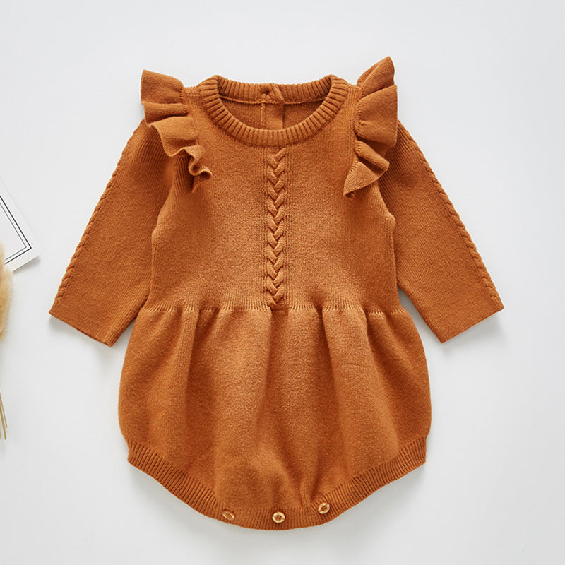 Pink Cozy Cub baby cotton romper, soft and breathable one-piece apparel for infants, designed for everyday comfort.