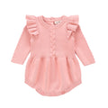 Pink Cozy Cub baby cotton romper, soft and breathable one-piece apparel for infants, designed for everyday comfort.