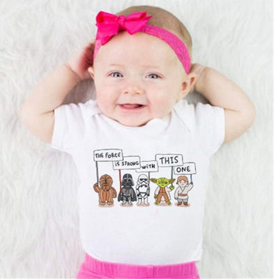 White Cozy Cub cotton baby romper, breathable and soft, designed for comfortable everyday wear for nine-month-old infants.