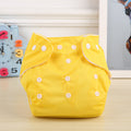 Yellow grid-patterned newborn baby romper by Cozy Cub, soft and gentle one-piece apparel for infants.