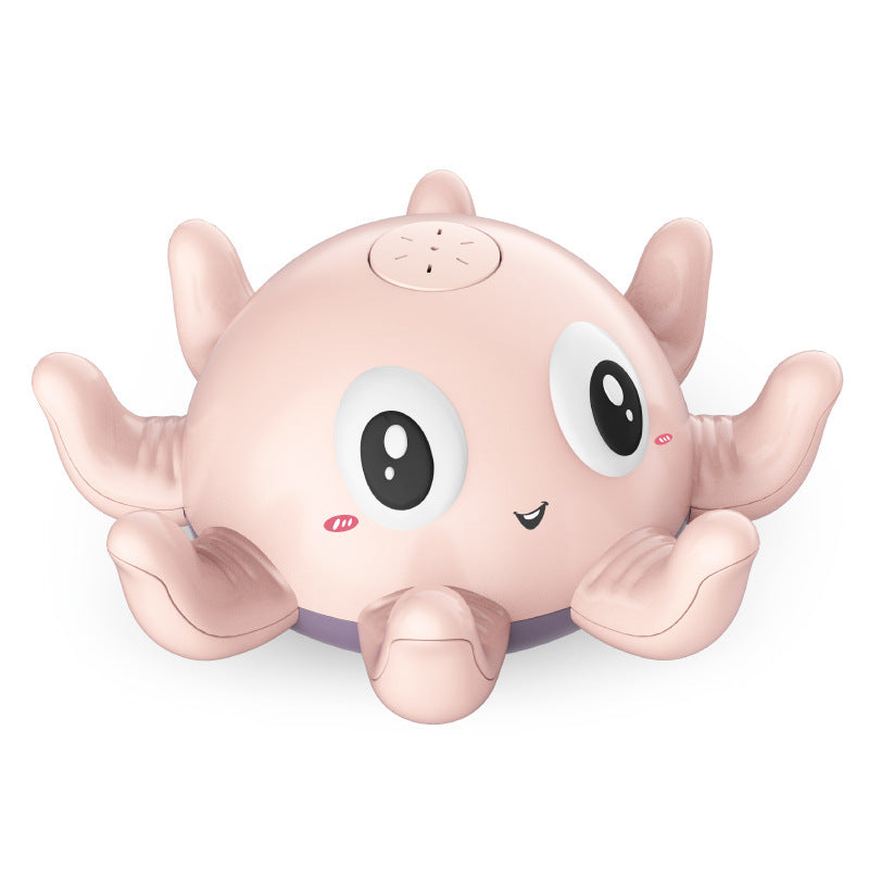Cozy Cub baby bath spray toy with flashing water spray, designed for fun shower and bath time for infants.