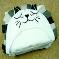 Cozy Cub baby hooded animal towel featuring a lion design, soft bath wrap for infants, with a hood and animal face detail.
