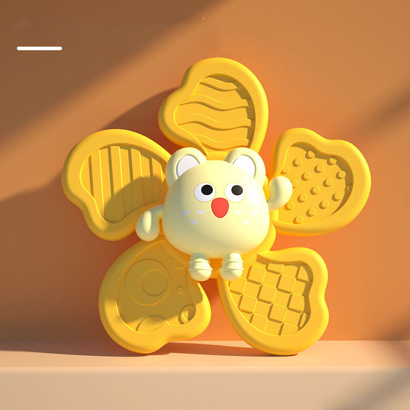 Cozy Cub baby bath spinner toy with animal hand spinner and suction cups, designed for fun and engagement during bath time.
