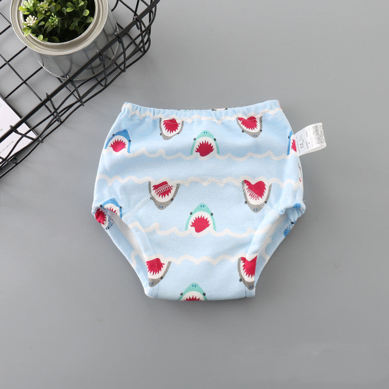 Cozy Cub newborn washable cotton cloth diapers with dinosaur print, soft reusable cloth nappies for babies.