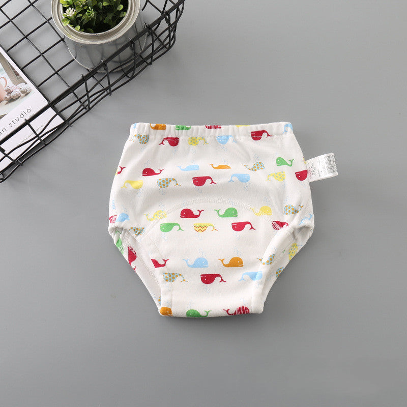 Cozy Cub newborn washable cotton cloth diaper with dinosaur print, soft reusable cloth nappy for infants, 80cm size.