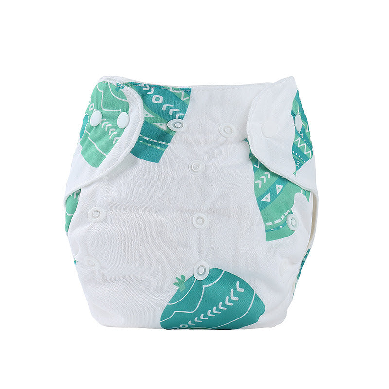 Cozy Cub cartoon fox baby cloth diaper featuring cute reusable nappy design, soft fabric, and adjustable fasteners for comfortable fit.