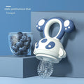 Cozy Cub Baby Fruit Feeder Teether with silicone mesh and molar rod, ideal for feeding and soothing infants.
