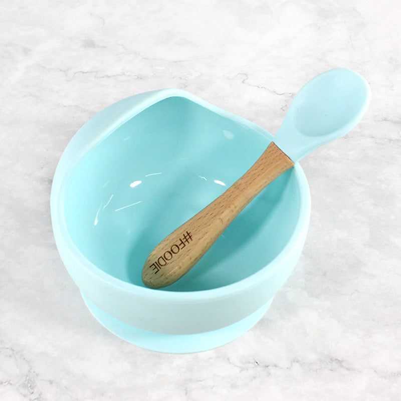 Cozy Cub silicone suction bowl set for babies, light pink feeding dishes with secure suction bases for complementary food.
