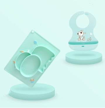 Pink Cozy Cub cartoon suction bowl for infants, silicone feeding dish with character design, ideal for baby learning and mealtime.