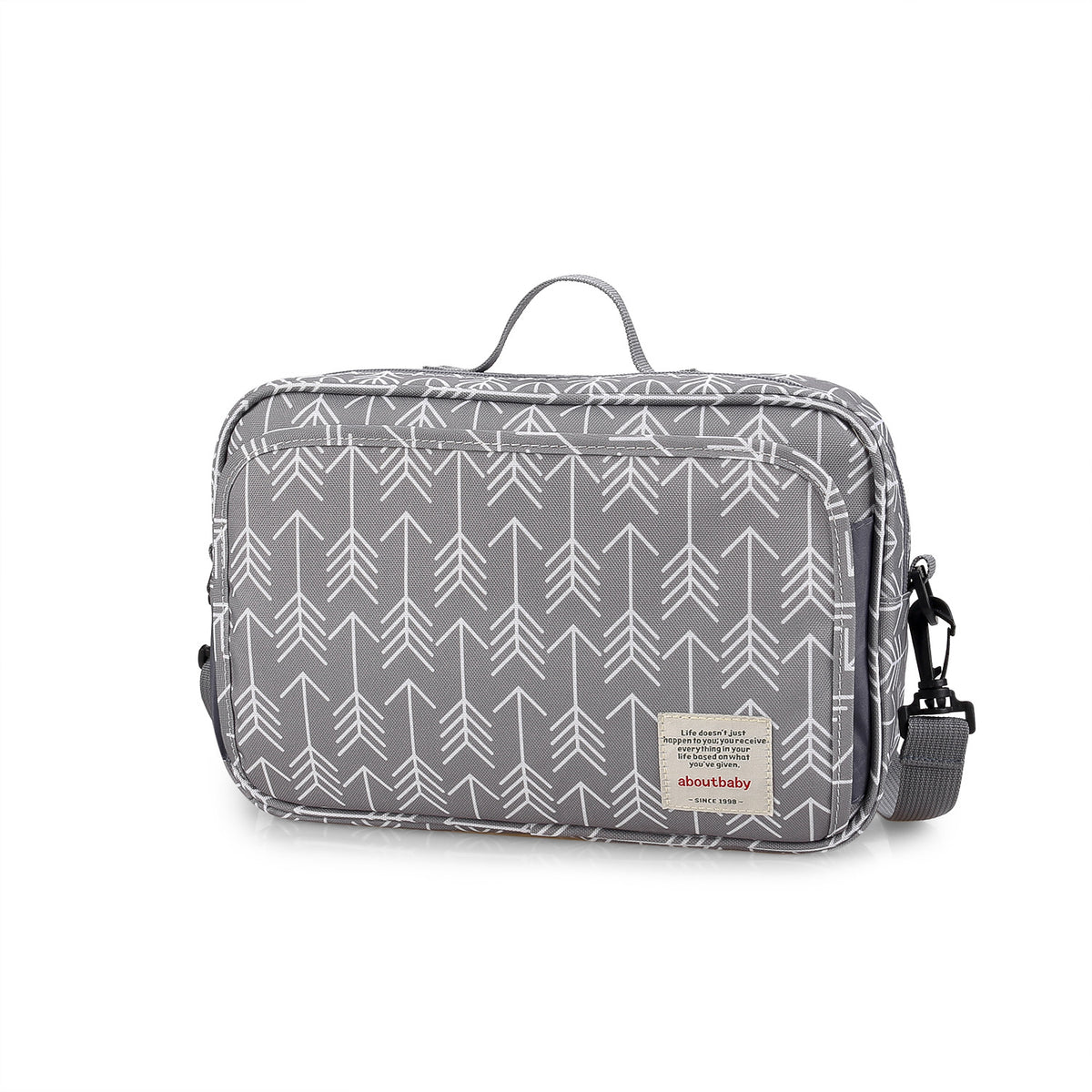Cozy Cub portable diaper storage mommy bag with baby outing organizer, featuring multiple compartments for nursery essentials.