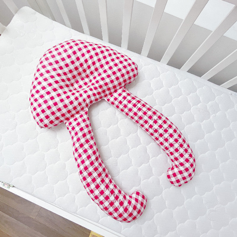 Cozy Cub Baby Soothing Pillow Set with soft cotton sleep pillow for infants, featuring a gentle bear design for comfort and rest.