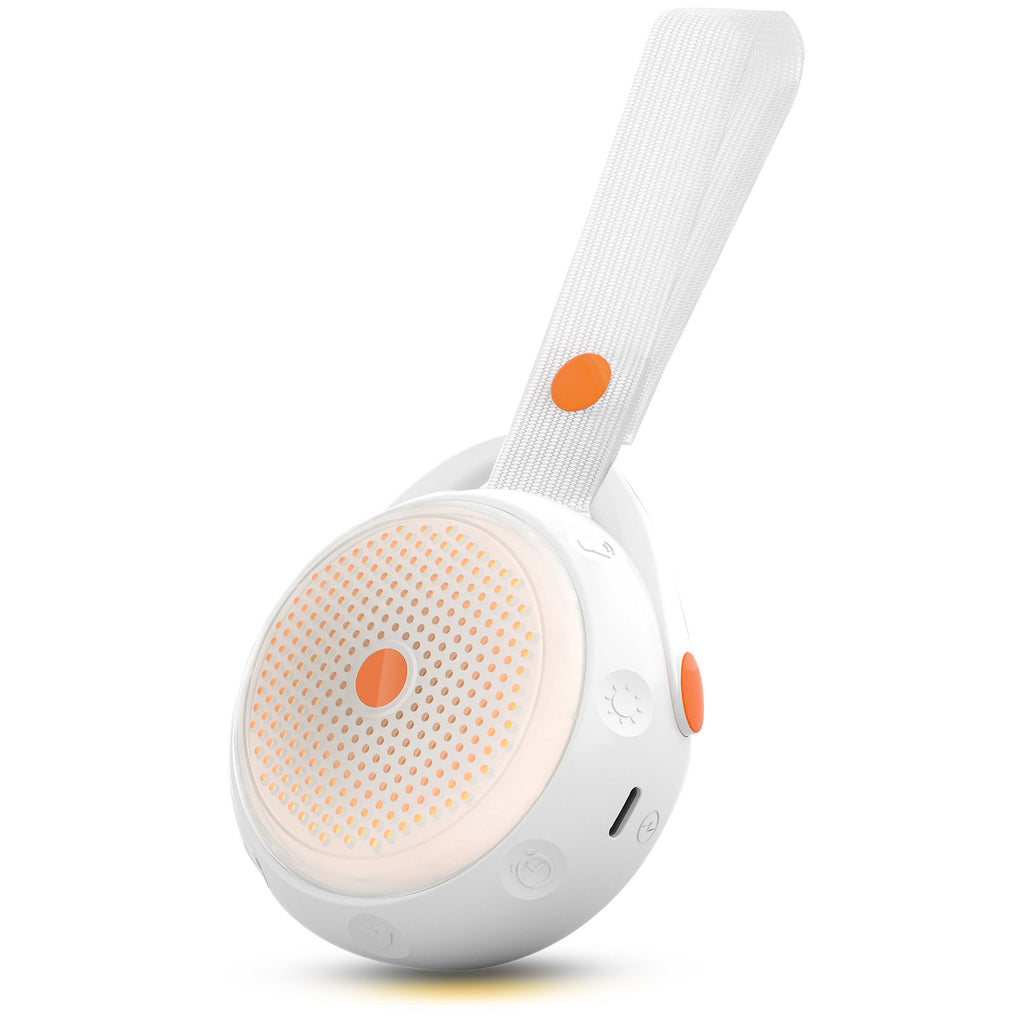 Portable Cozy Cub White Noise Machine for babies, USB-powered travel sleep aid with soothing sound options for restful sleep
