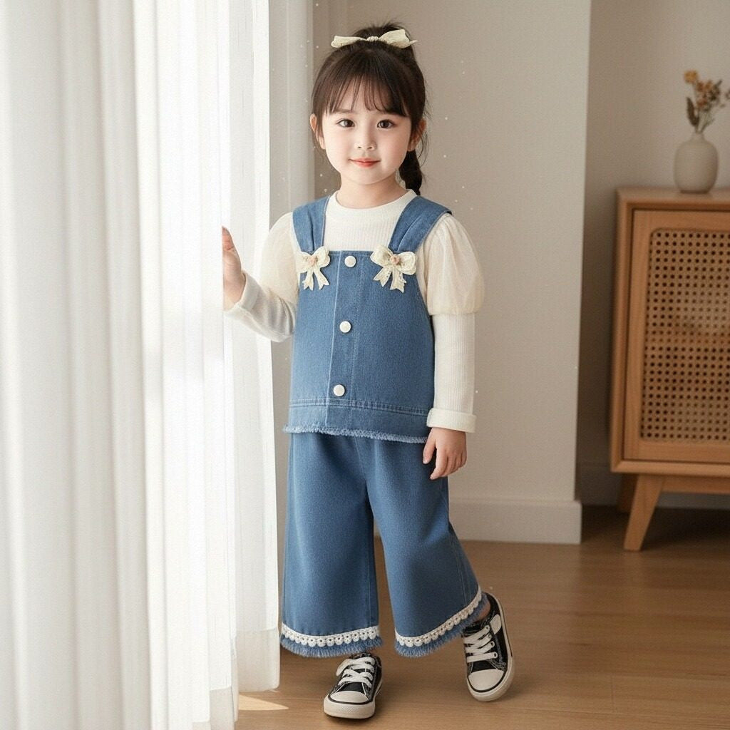 Pink Tiny Cowboy 3-piece outfit set for kids, featuring a hat, shirt, and pants from eprolo, suitable for little cowboys.