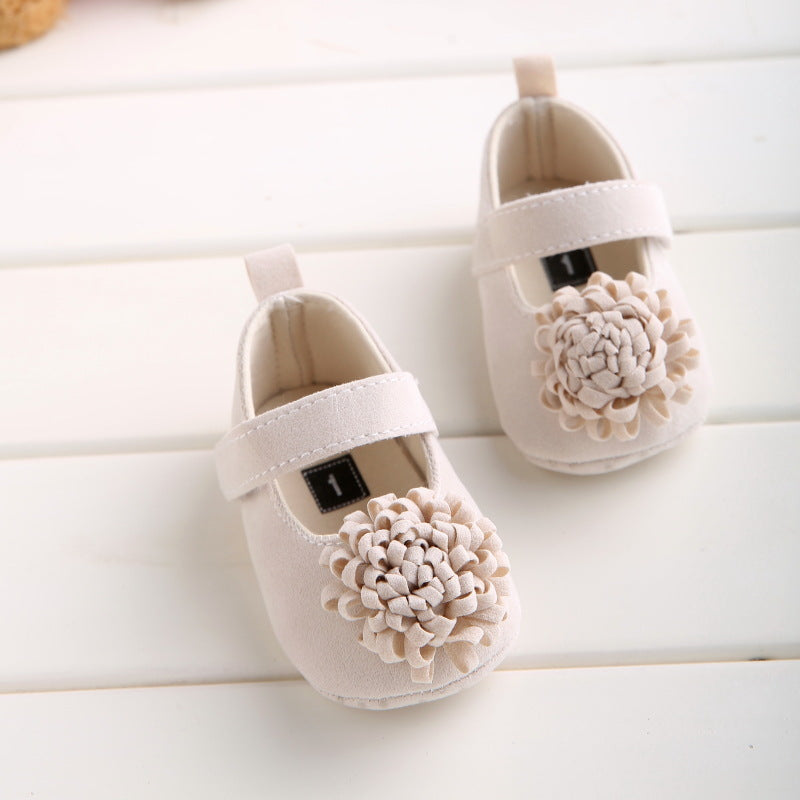 Red baby shoes from eprolo Princess Series with soft bottom, 11cm step shoes for infants, cute and comfortable footwear