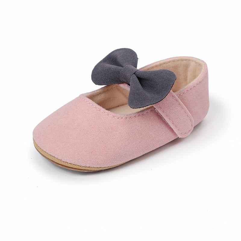 White soft-sole baby girl first steps shoes by eprolo, 11cm size, designed for early walking and comfort.