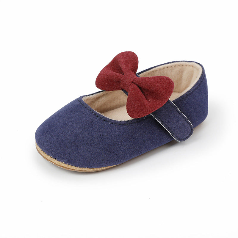 White eprolo soft-sole baby girl first steps shoes with 11cm sole, designed for early walking and comfort.