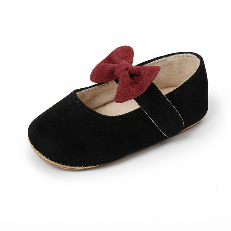 Eprolo white soft-sole baby girl first steps shoes with 11cm length, designed for comfortable early walking.