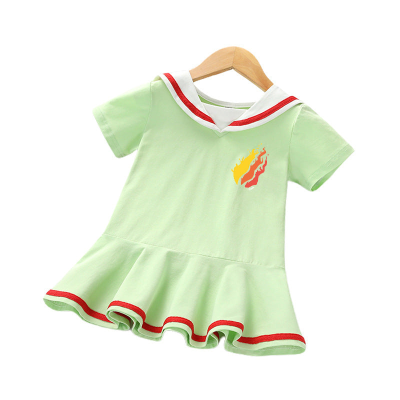 White Cozy Cub baby girl ruffle dress by eprolo, featuring layered design and soft fabric for infants, size 90cm.